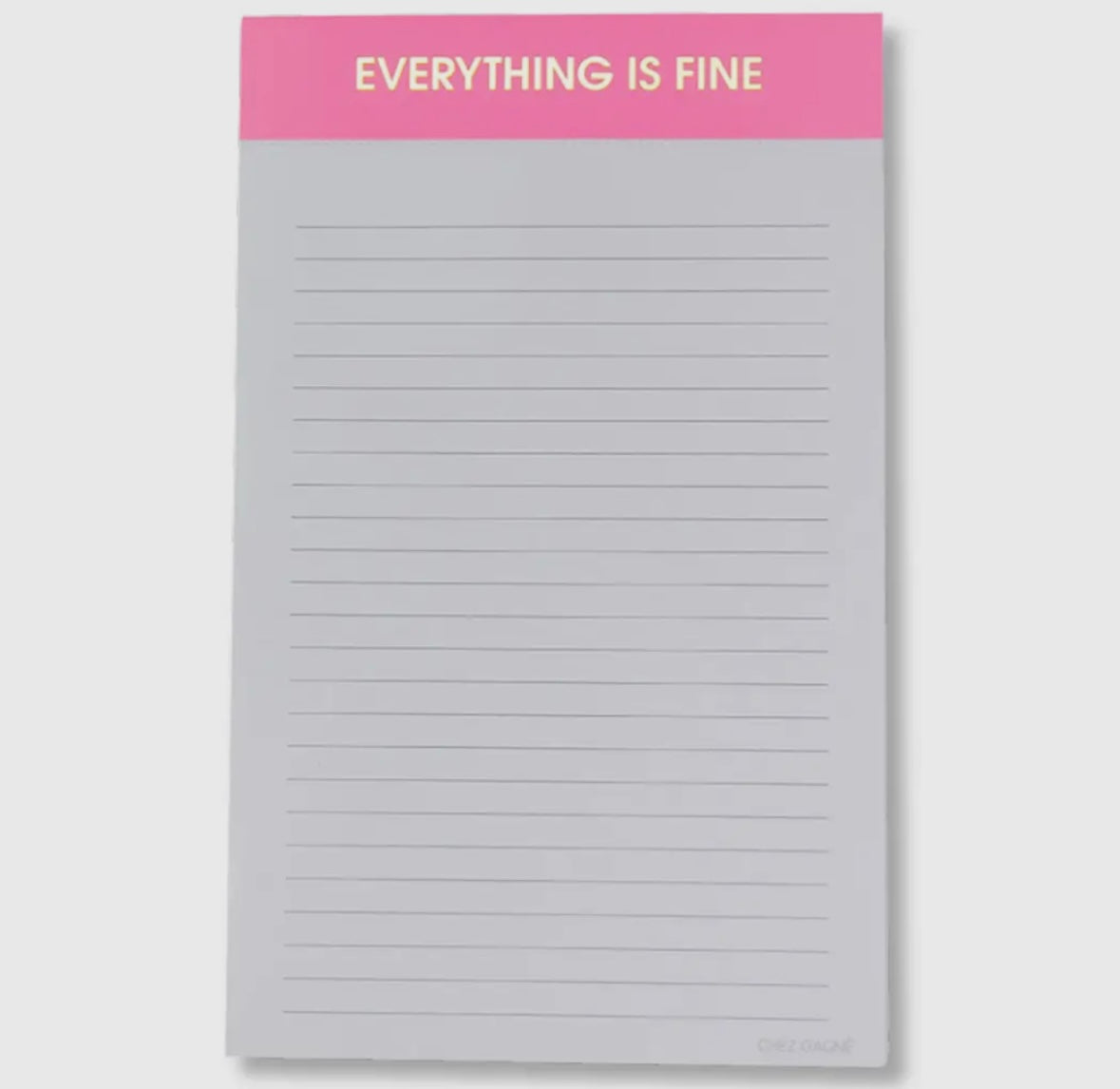 Everything is Fine Notepad