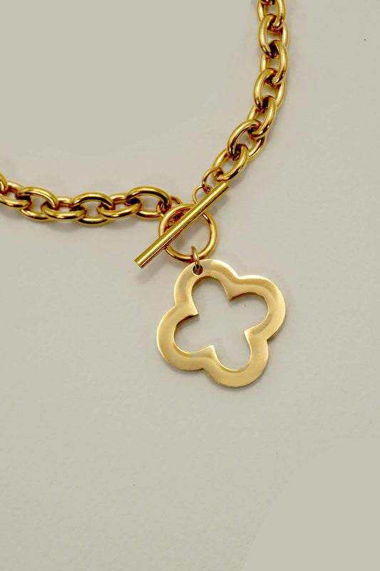 Tarnish Free Clover Pendant
