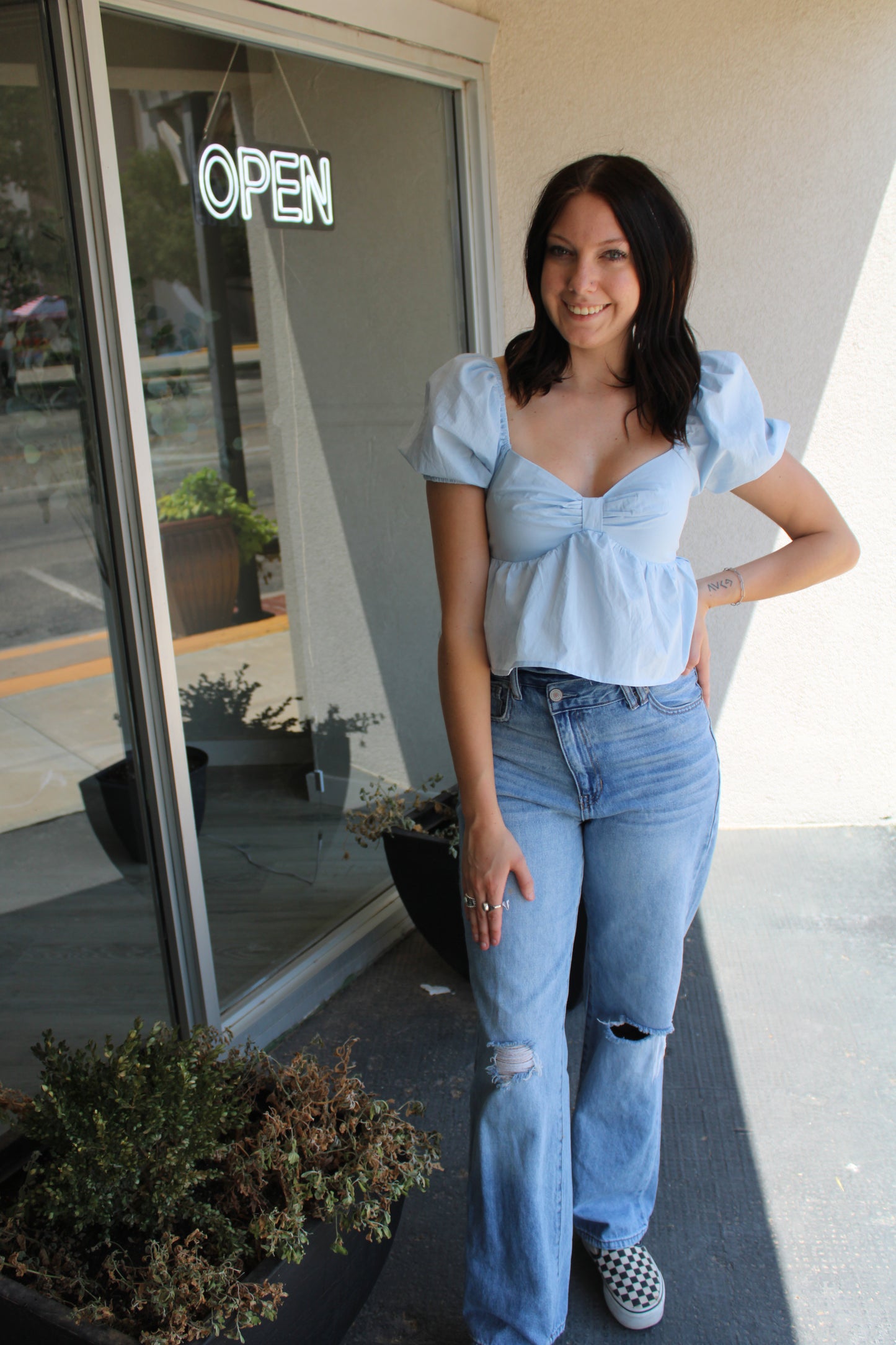 Blue Bonnet Top