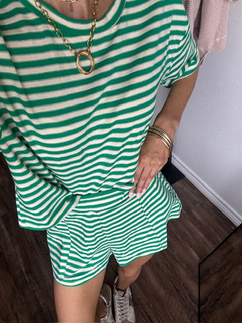 Lucky Me Striped Set