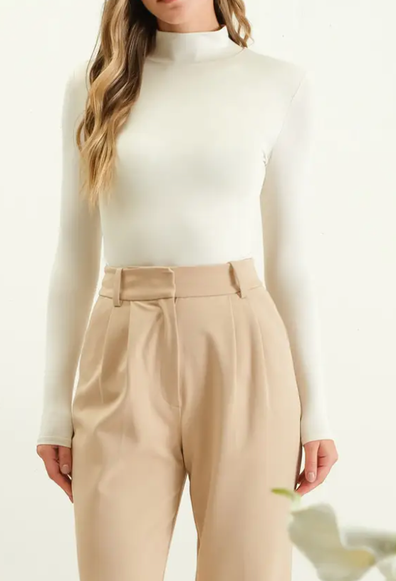 Mock Neck Body Suit