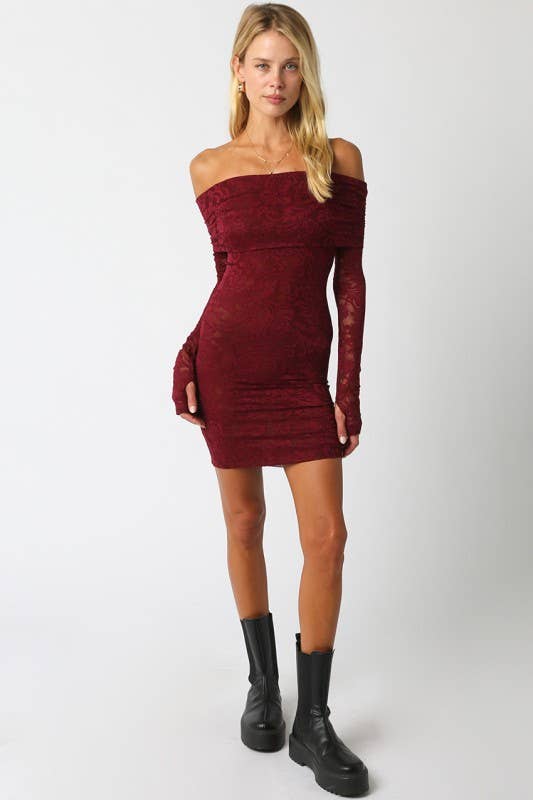 Nancy Lace Mini Dress