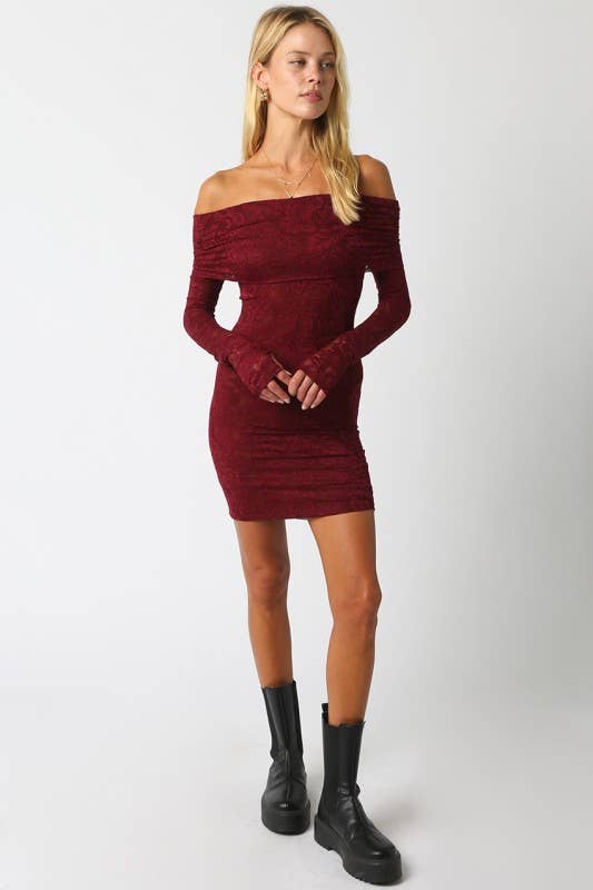 Nancy Lace Mini Dress