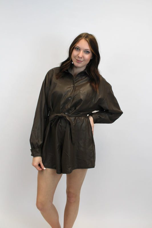Espresso Dreams Romper
