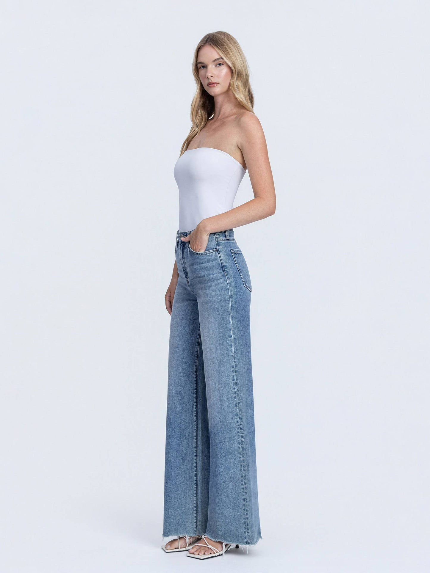 ally super high rise wide leg jean