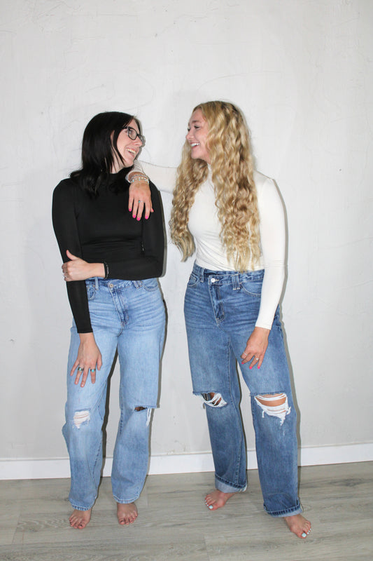 Mock Neck Body Suit