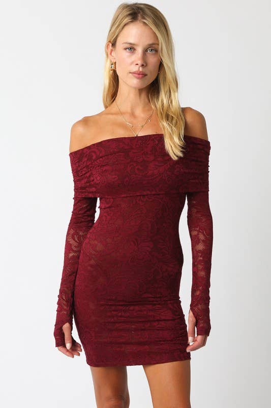 Nancy Lace Mini Dress