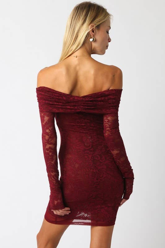 Nancy Lace Mini Dress