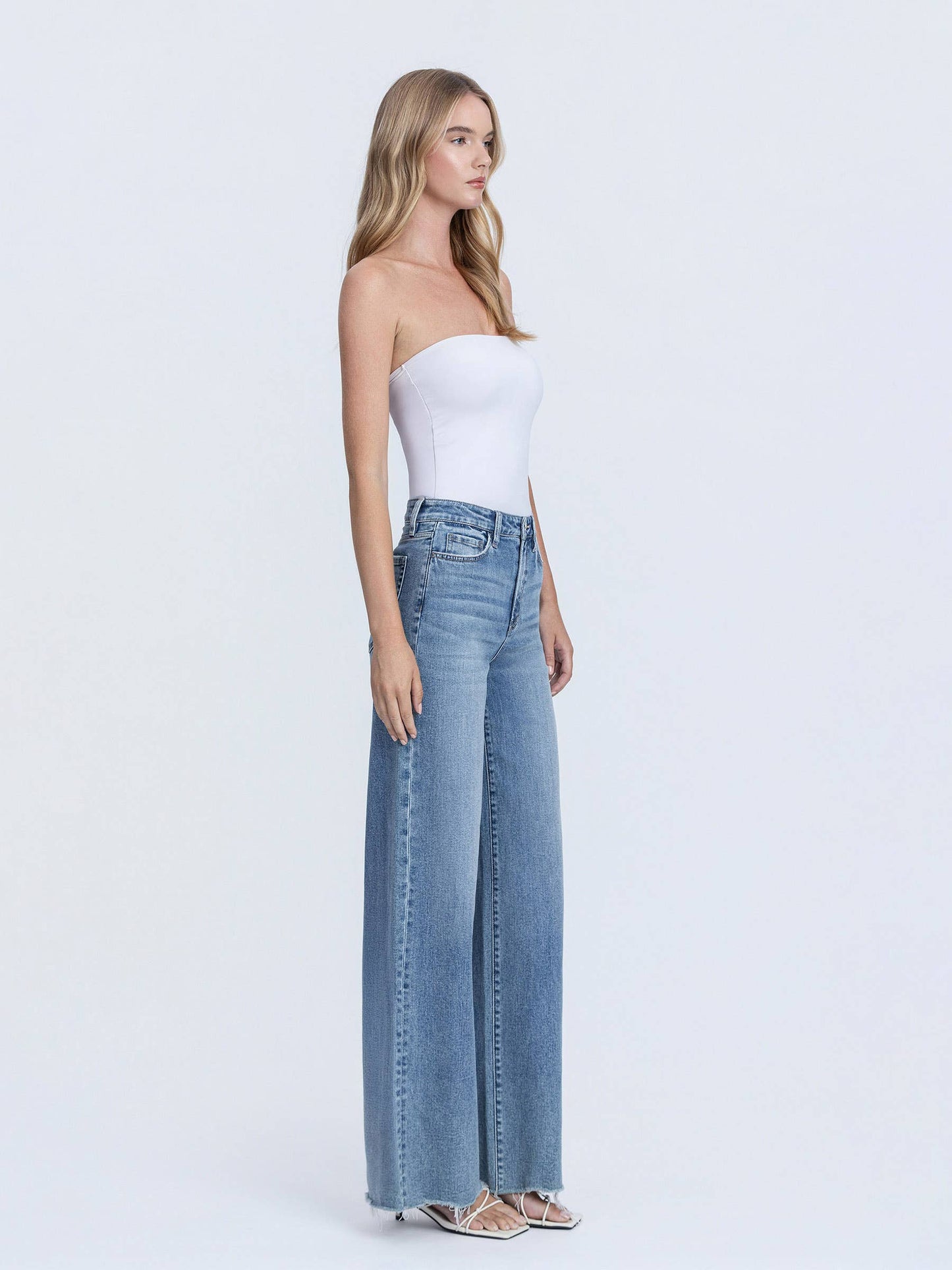 ally super high rise wide leg jean