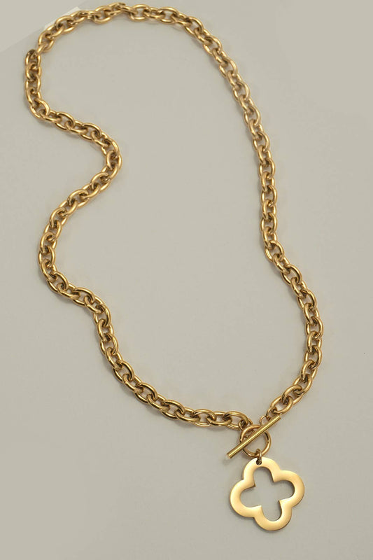 Tarnish Free Clover Pendant