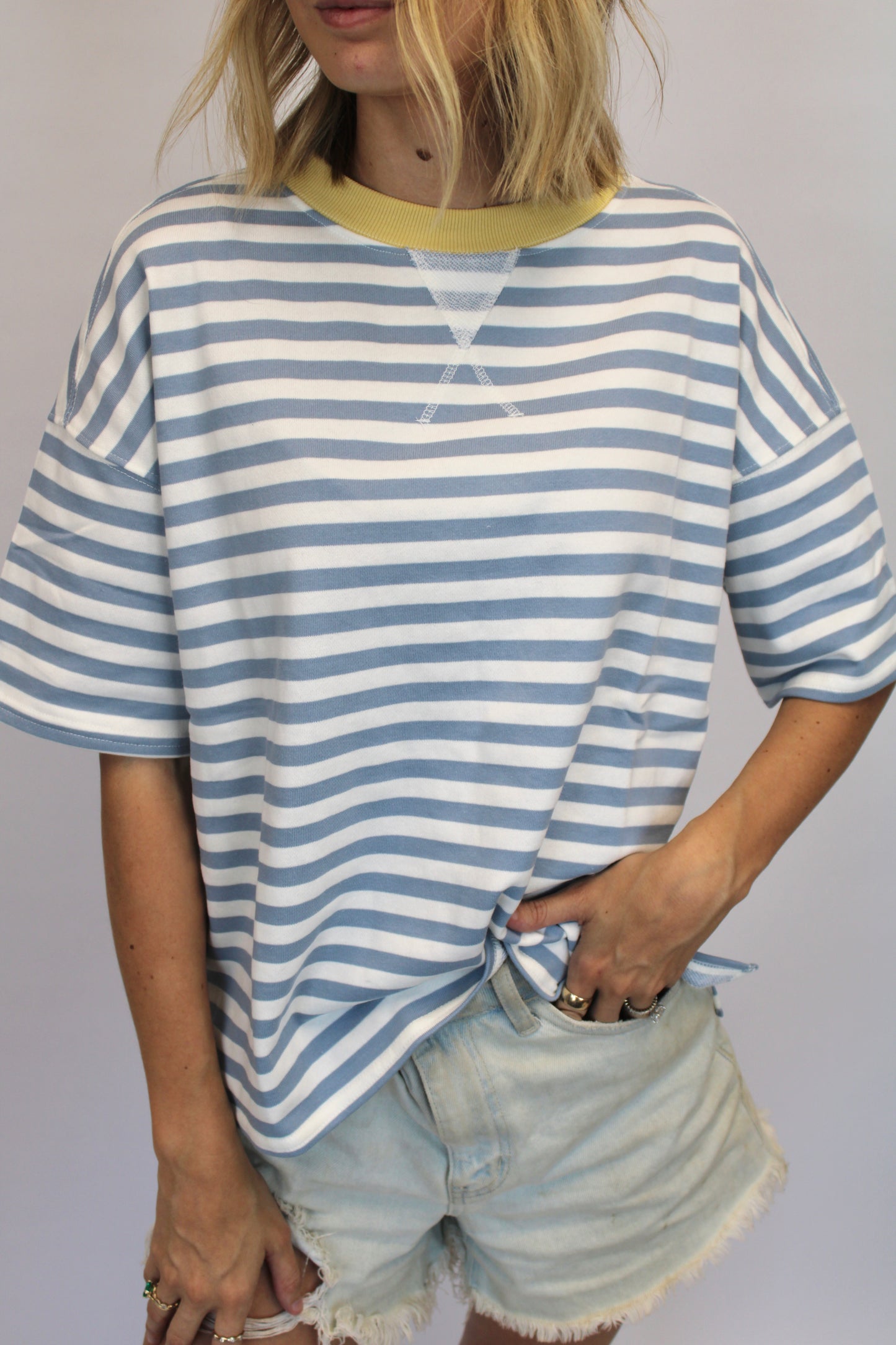 Everyday Color Block Stripe Top