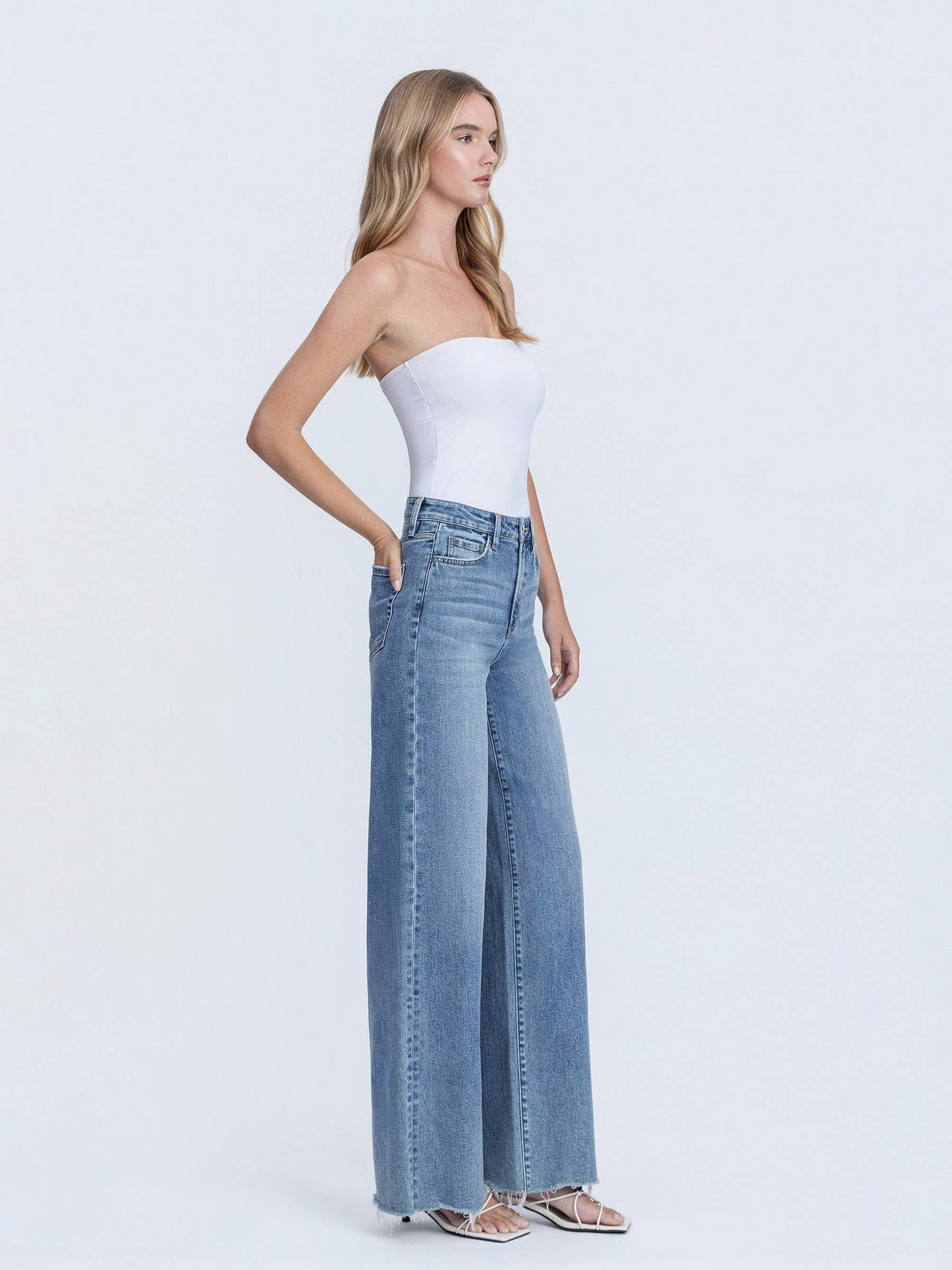 ally super high rise wide leg jean
