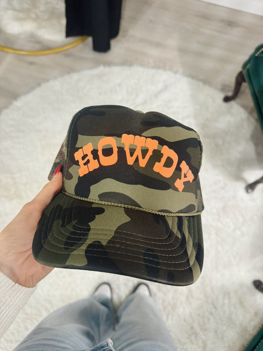 Camo Howdy Hat