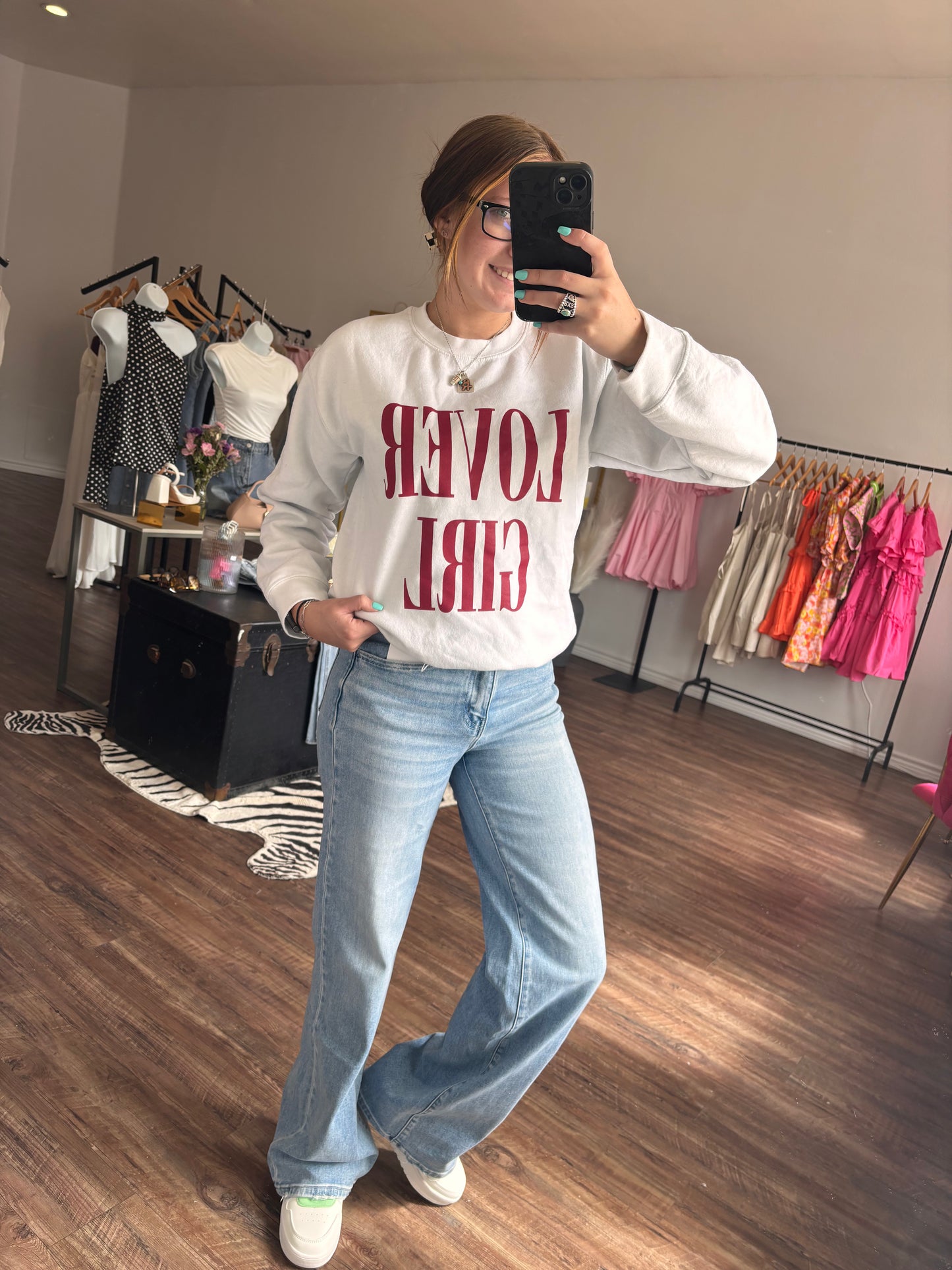 HIGH RISE FULL LENGTH LIGHT WASH WIDE JEANS F6060