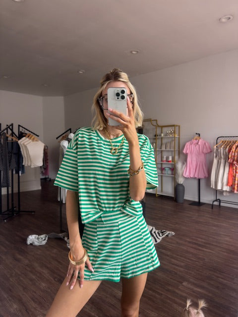 Lucky Me Striped Set
