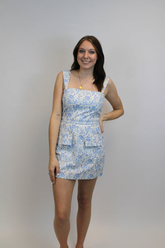 Charleston Square Neck Romper