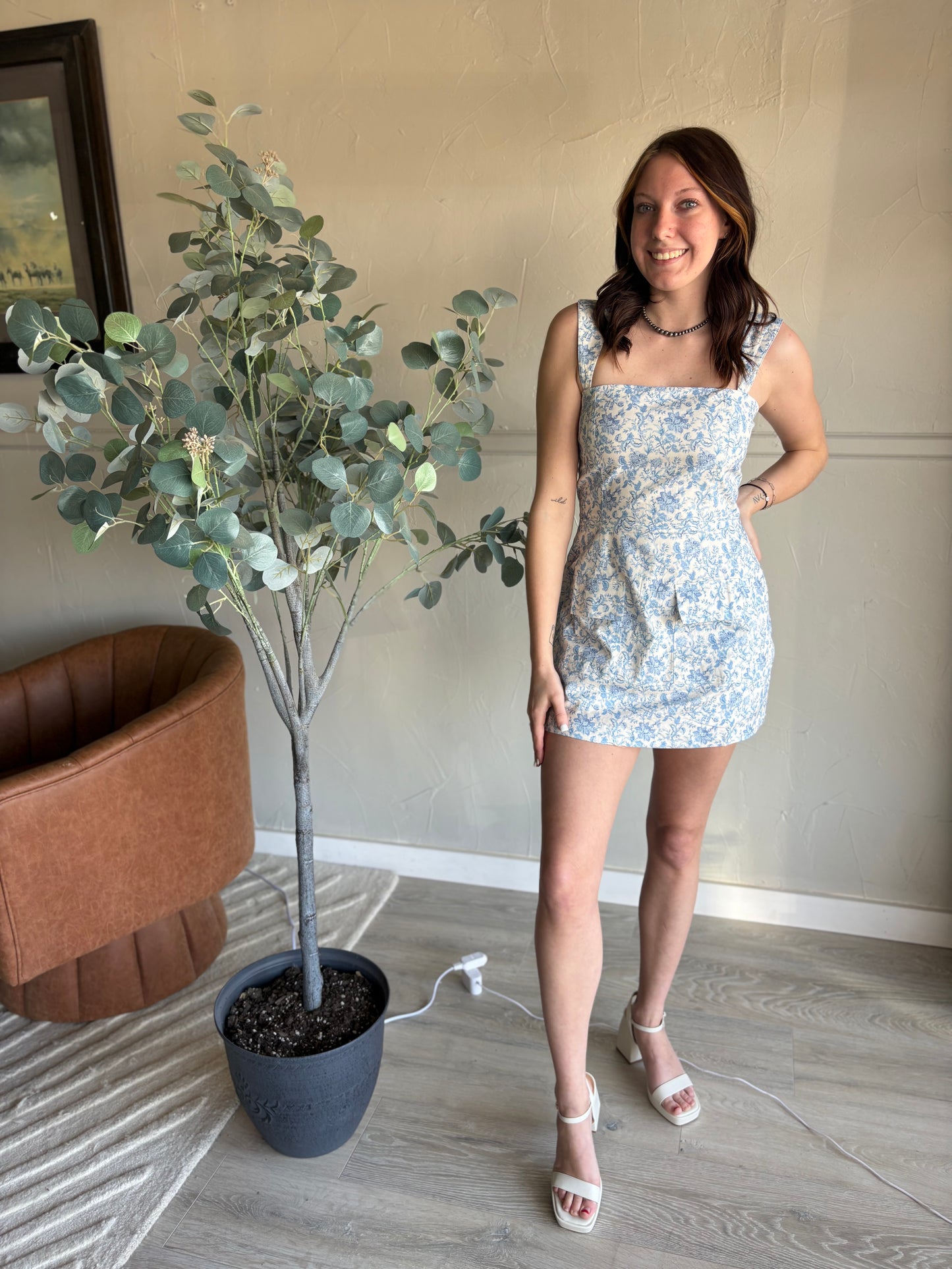 Charleston Square Neck Romper