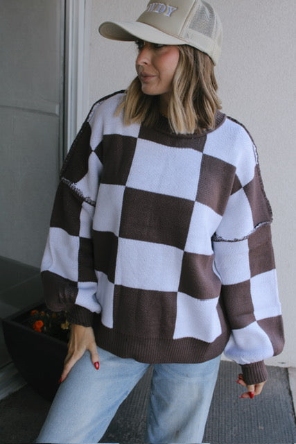 Checkered Sweatshirt