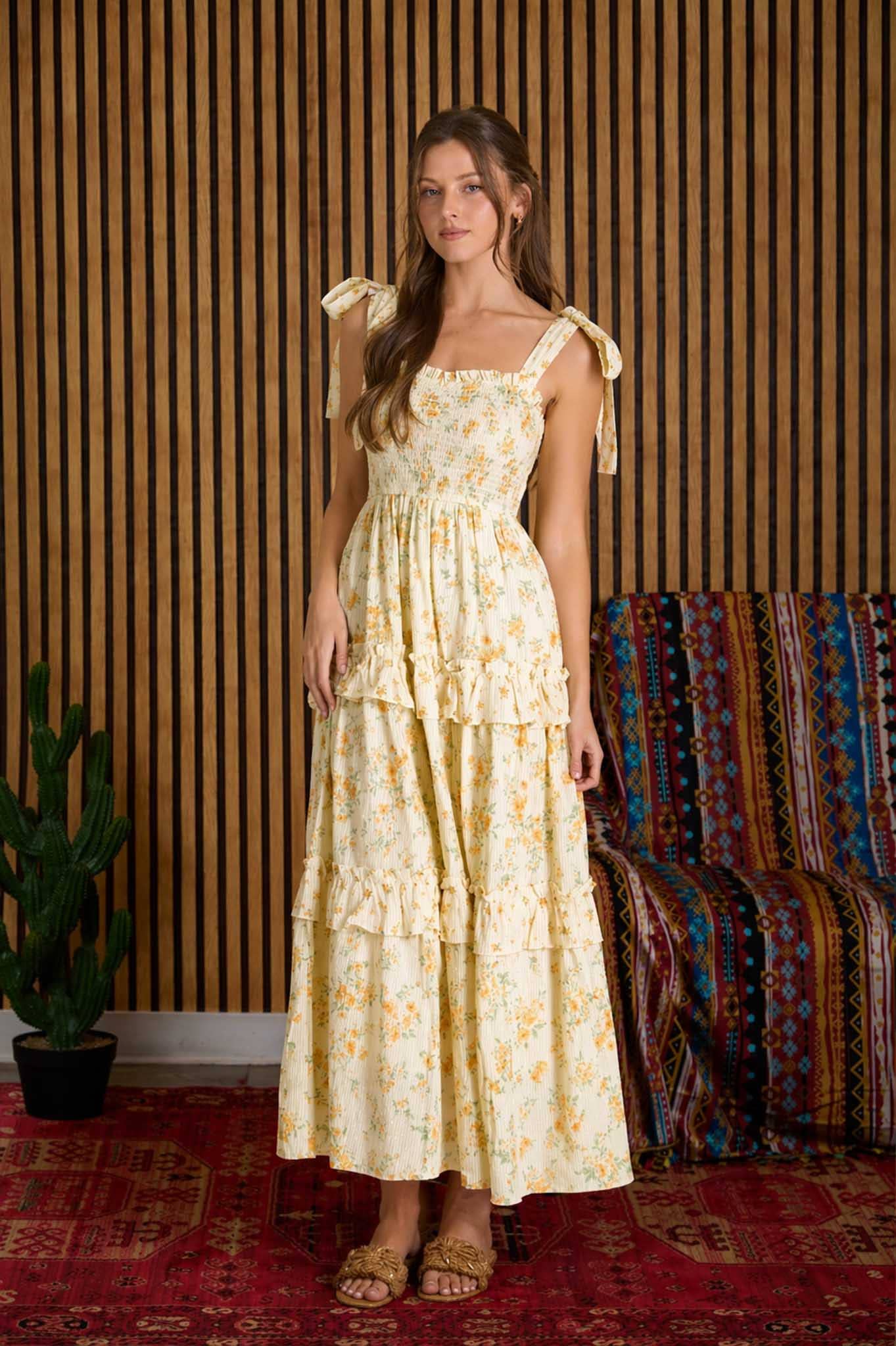 Atrium Floral Tired Dress