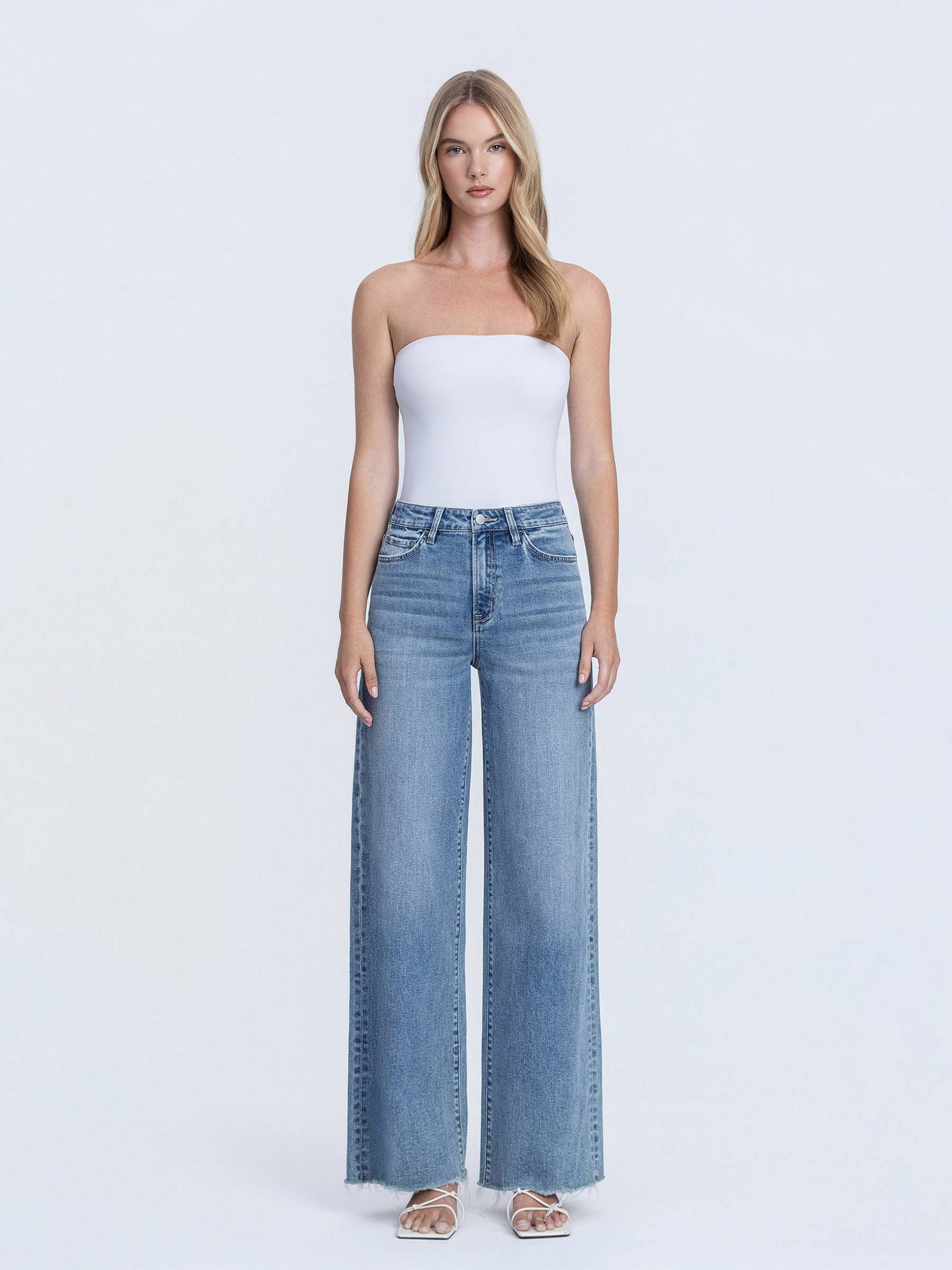 ally super high rise wide leg jean