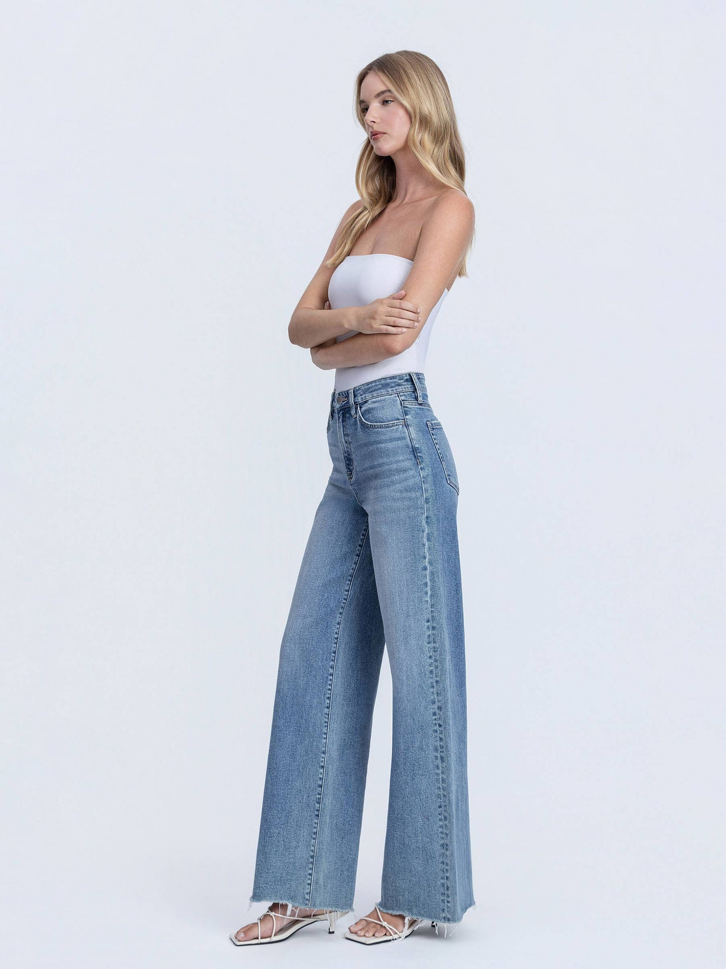 ally super high rise wide leg jean